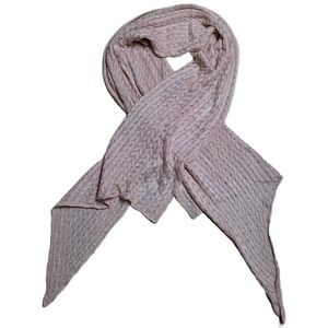 H&M Sheer Knit Wrap Shawl Scarf Women's One Size Light Pink